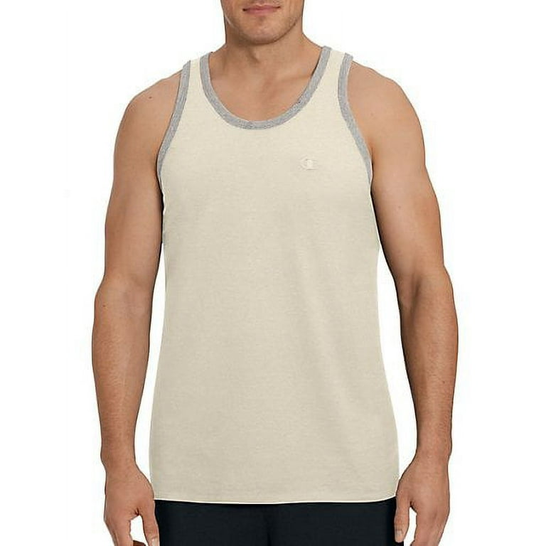 Champion men's classic jersey ringer tank top on sale