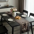 thumbnail image 2 of Bathroom Raccoon Table Runner 36 Inches Long, Toilet Animals Vintage Kitchen Coffee Dining Table Decoration for Home Party Birthday Wedding Home Decor 13x36 Inches, 2 of 8