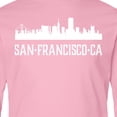 thumbnail image 4 of Inktastic San Francisco California Skyline Ca Cities Long Sleeve Youth T-Shirt, 4 of 5