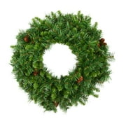 Angle View: Vickerman Pine Wreath, 36" (Green)