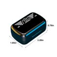 thumbnail image 3 of Teissuly Wireless Bluetooth Earbuds Bluetooth 5.3 Headphones in Ear with Deep Bass Mirror Running Horse Digital Display Screen IPX7 Waterproof Earbuds for Sport and Work Teissuly WER202310061497, 3 of 9