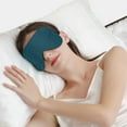 thumbnail image 3 of Sleep Mask Silk Blackouted Soft Travel Mask with Adjustable Strap Sleep Eye Mask, 3 of 5