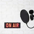 thumbnail image 2 of On Air Sign LED Light Studio Recording Sign Broadcast Warning Sign for Office, 2 of 9
