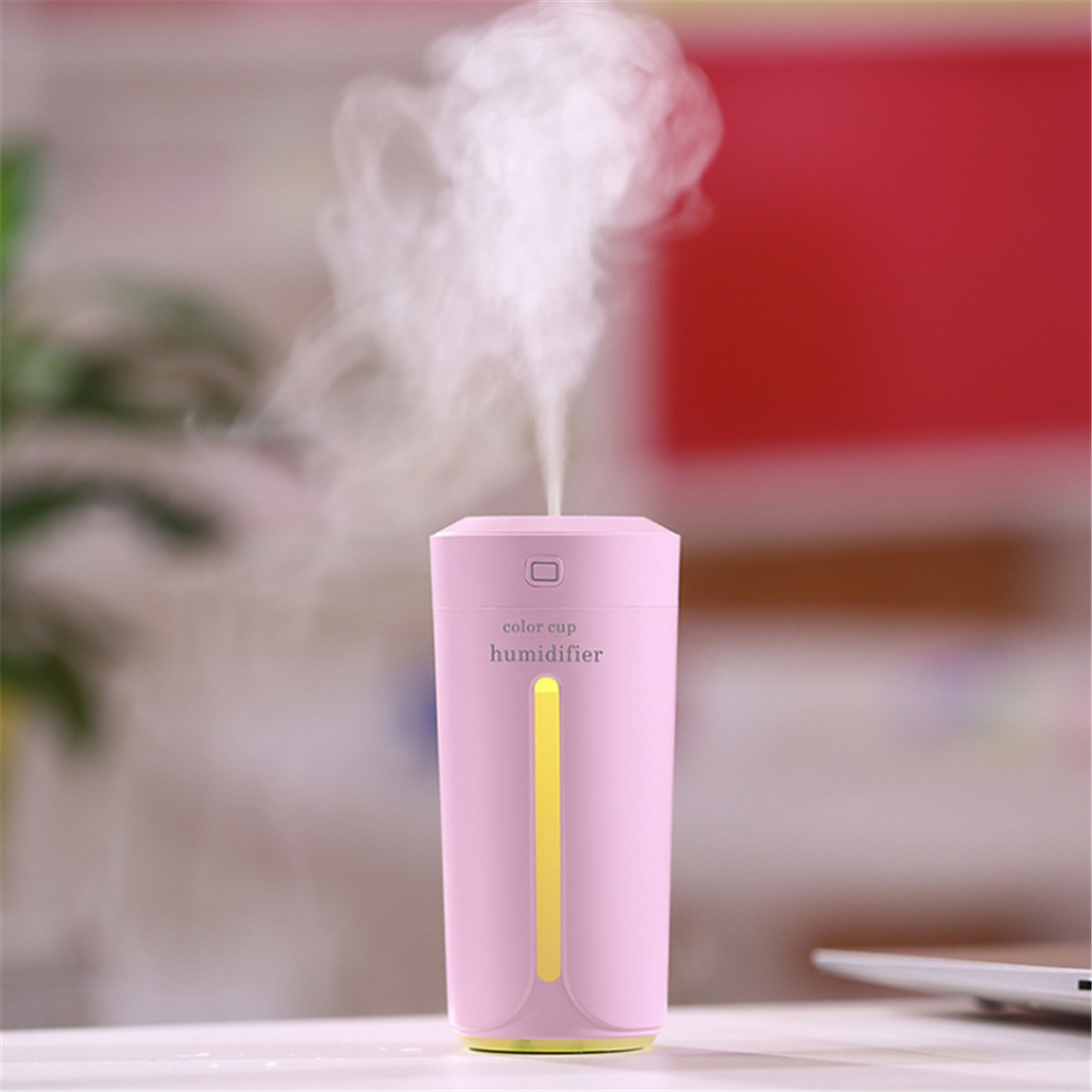 230ML LED Air Humidifier Ultrasonic Cool Mist Purifier USB Rechargeable