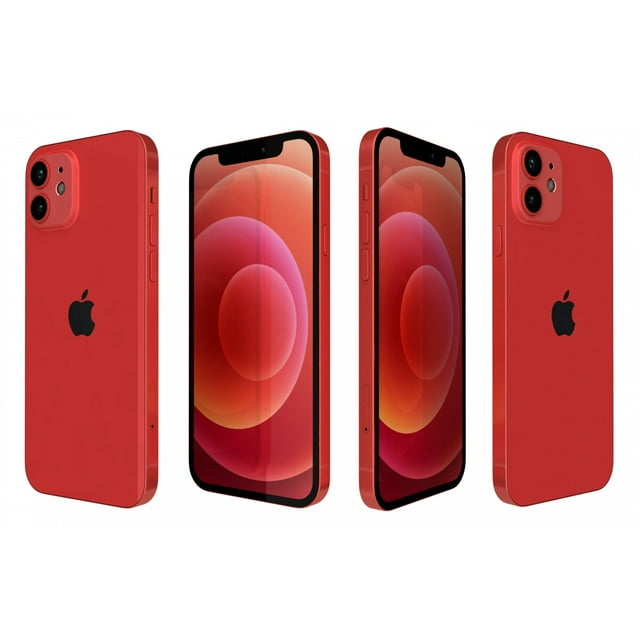 Apple iPhone 12 d'Occasion - Déverrouillé - Produit 128 Go (Rouge) (Correct)