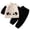 Black, variant on Toddler Girls Winter Long Sleeve Cartoon Bear Panda Rabbit Prints Tops Pants 2PCS Outfits Clothes Set Fall Clothes for Girls 3-4 Years