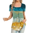 thumbnail image 1 of Pompotops T-Shirt Décontracté à Manches Courtes Imprimé Mode pour Femmes, 1 of 6