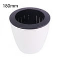 thumbnail image 1 of Automatic Self Watering Round Plastic Plant Flower Pot Garden Decors Home Office, 1 of 8