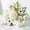 Champagne, variant on Artificial Flowers Bouquet, Chrysanthemum Camellia Bud Orchid Green Leaves in 1 Bouquet, Flower Vase Arrangement Mini Rose Wedding Home Office Decor