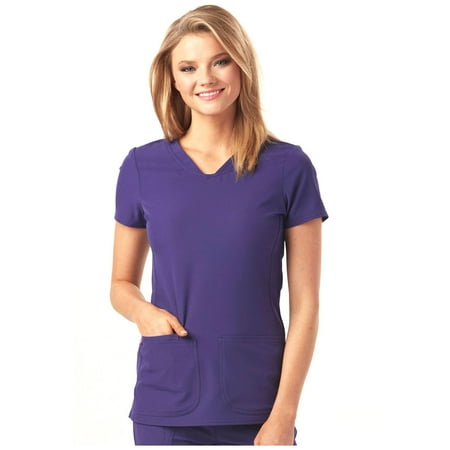 

HeartSoul Break On Through Women s Scrubs Top Shaped V-Neck 20710