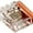 Multi, variant on GB PushGard 19-PC3 Wire Connector, 22 to 12 AWG Wire, Copper Contact, Polycarbonate Housing Material, Clear/Orange