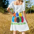 thumbnail image 4 of Robe Sans Manches Mouton Coloré 2 Robes à Manches Longues Robe de Fée, 4 of 5