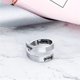 thumbnail image 1 of Keep Going Ring Inspirational Jewelry Grabado en acero inoxidable, plateado ShuxiuWang 8390612490163, 1 of 1