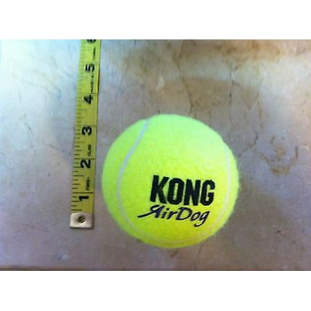 AIR Tennis Ball Bulk Heavy Duty Dog Toys that Squeak - Choose Size & Quantity (Large,3