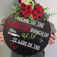 thumbnail image 3 of Listado de decoración con tema navideño Placa de bienvenida para puerta interesante de Navidad Placa de puerta con decoración navideña Tarjeta navideña, 3 of 5