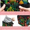 thumbnail image 4 of Cactus Car Trash Bin - Foldable with Lid, Leak-Proof, Hanging Storage Bag - Trash Can for Car, Car Garbage Can, 4 of 6