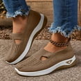 thumbnail image 2 of Dakaela Women's Woven Orthopedic Shoes 2025 Arch Support Wide Width Soft Slip on Walking Sneakers, 2 of 8