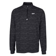 thumbnail image 2 of Men's Cutter & Buck Black Eastern Kentucky Colonels Big & Tall Traverse Camo Print Stretch Quarter-Zip Pullover Top, 2 of 3