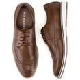 thumbnail image 6 of Mio Marino Classic Wingtip Oxford Dress Shoes for Men w/ Elegant Shoe Bag, 6 of 7