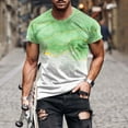 thumbnail image 2 of HKEJIAOI Men's Casual Shirts Classic Button Basic Short Sleeve Shirt Solid Color Tees Stylish Tops, 2 of 5
