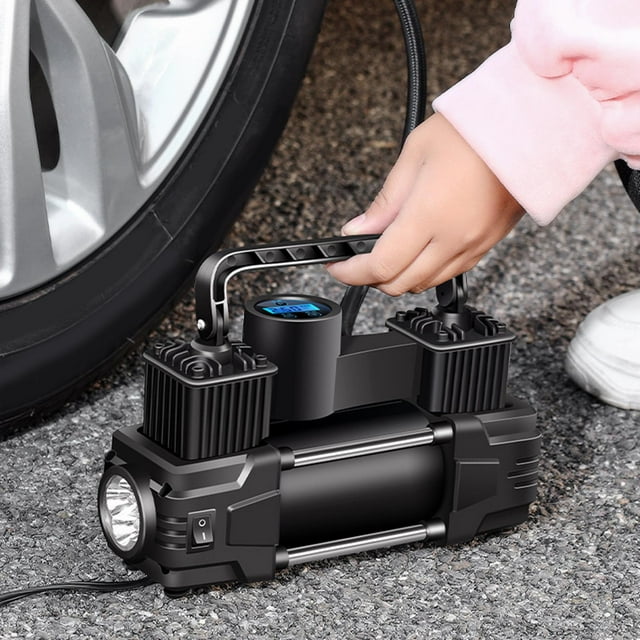 Bomba de Aire Cola para Inflar Neumáticos de Coche 12V 150PSI