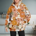 thumbnail image 2 of Bovemsi Sweatshirt for Women Retro Fashion Print Loose Large Sized Casual Long Sleeved Hoodie Comfort Hoodie, 2 of 9