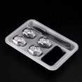 thumbnail image 3 of Stainless Steel Ice Cubes, Skull Head Ice Cubes Set 4 Pcs  for Wine Drinks, 3 of 7