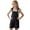 Black-a, variant on Girls Casual Solid Color Loose Fit Suspenders Overalls With Pockets And Adjustable Straps