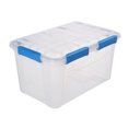 thumbnail image 1 of Ezy Storage Bac de Rangement en Plastique Étanche IP67 50L avec Couvercle, Transparent, 1 of 3