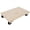 Natural Wood + Solid Wood+1, variant on LIANGKA 24x16 Inch Heavy Duty Moving Dolly with Grey Carpet Surface 1000 LBS Load Capacity Solid Wood Transport Cart with 4 PP Swivel Casters Multi Purpose Mover for Furniture Boxes and Heavy Goods