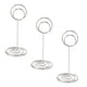 thumbnail image 1 of 20 Soportes Para Números De Mesa, Soporte Para Fotos Para Tarjetas Redondo De Hierro De 85 Mm Con Base Ancha Para Bodas, Fiestas, Graduaciones, Oficinas Y Hogares, 1 of 7