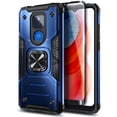 thumbnail image 7 of Nagebee Case for Motorola Moto G Play 2021 with Tempered Glass Screen Protector (Full Coverage), Full-Body Protective [Military-Grade], Magnetic Car Mount Ring Holder, Heavy-Duty Durable Case (Blue), 7 of 7