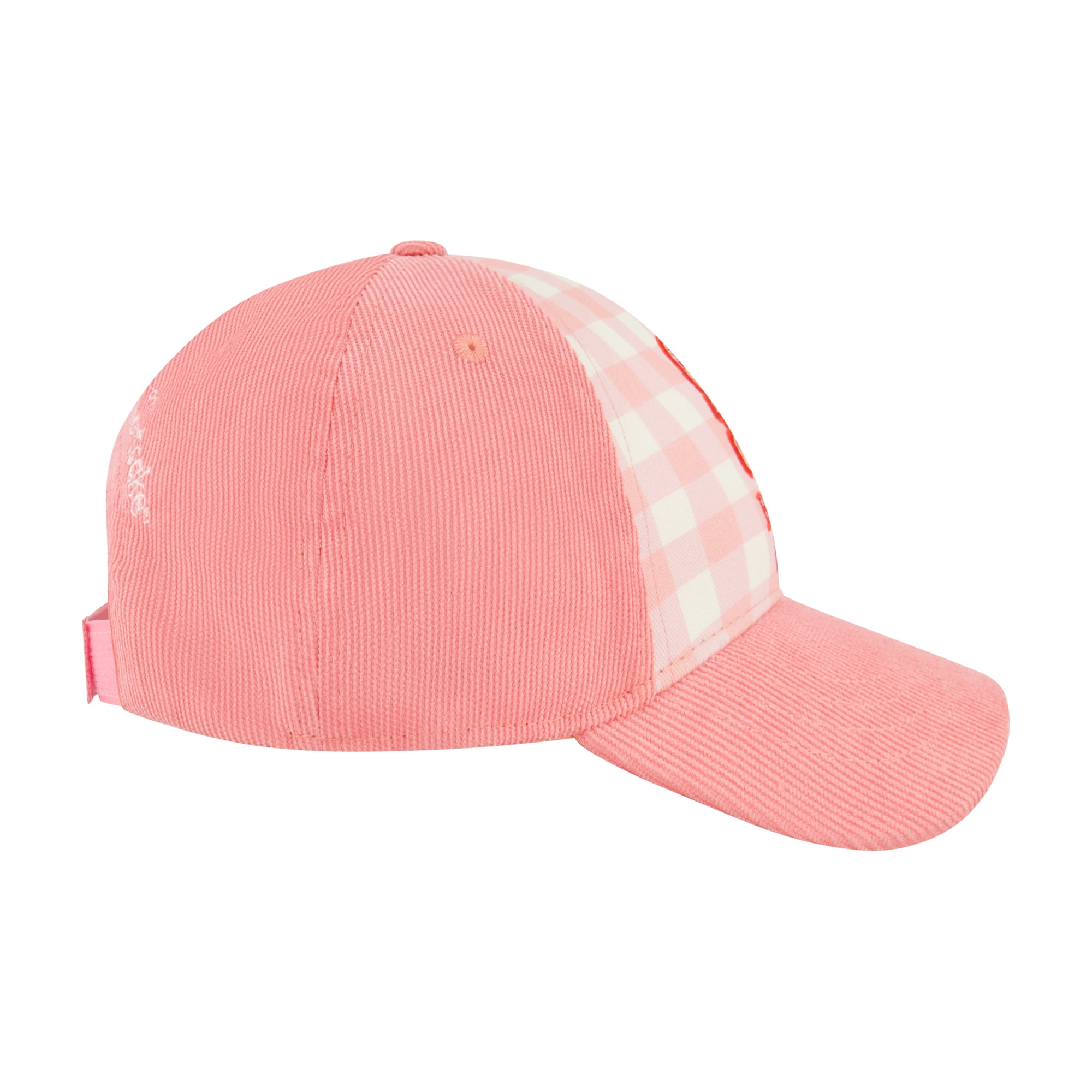 Strawberry Shortcake Girls Cotton Twill Baseball Hat, Pink