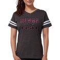 thumbnail image 1 of CafePress - Reel Women Fish Women's Dark T Shirt - Womens Football Shirt, 1 of 1