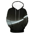 thumbnail image 4 of YLSDY Men's Casual Fleece Hoodie Oversized Fleece Long Sleeve Comfy Basic Pullover Sweatshirts Loose Sweatshirt Fall Outfit Gray M, 4 of 6