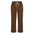 thumbnail image 6 of Mens Corduroy Pants Wide Straight Leg Casual Drawstring Elastic Waist Sweatpants Loose Fit Vintage Lounge Pants with Pockets (2XL, Brown), 6 of 6