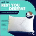 thumbnail image 2 of EnerPlex Memory Foam Firm Pillow w/Removable Washable Cover, King, 2 Pack, 2 of 9