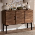 thumbnail image 2 of Baxton Studio Buffet Selena en Marron Caramel et Brun Foncé, 2 of 8