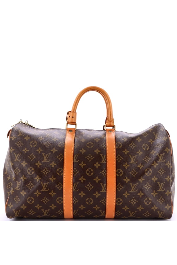 Pre-Owned Keepall Bag Monogram Canvas 45 By Rebag