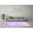 thumbnail image 3 of Ahgly Company Indoor Rectangle Abstract Purple Contemporary Area Rugs, 7' x 10', 3 of 4