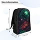thumbnail image 4 of Fotbe Red And Green Carnation Mochila de Viaje para Laptop, Mochila Ejecutiva Delgada y Resistente 15.6", 4 of 8