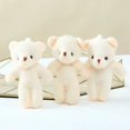 thumbnail image 4 of 10cm Cute Mini Teddy Bear Dolls White Bear Plush Toys Animal Stuffed Doll Keychain Pendant Party Wedding Bouquet Decoration Gift, 4 of 5