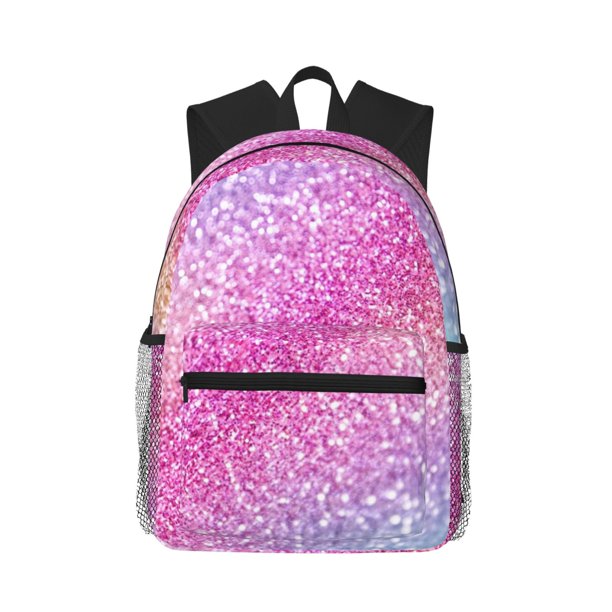Easygdp Fun Rainbow Pink Mochila Casual para Portátil, Mochila para Escuela, Viajes, Negocios