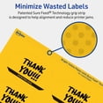 thumbnail image 5 of Avery Printable Oval Labels, Bright Yellow, 2" x 3-1/3", 640ct, 5 of 11