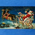 thumbnail image 3 of CafePress - Vintage Santa Sleigh T Shirt - Mens Football Shirt, 3 of 4