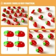 thumbnail image 3 of AURARMLET 30Ud Chinchetas Decorativas En De Fresa Rojo Para Tablero De Uso Multifuncional, 3 of 8