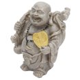 thumbnail image 3 of Tbest Ornement en Résine, Statues de Buddha Rayant, Figurine en Résine Buddha Mini 8cm Maitreya Buddha Risant pour Décoration Maison Bureau Cadeau Collection, 3 of 8