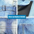 thumbnail image 5 of UOSIA Dog Overalls for Large Dogs Fashion Cute Dog Jeans Jumpsuit Vintage Washed Dog Denim Shirts Dog Jacket Onesie,30,workwear, 5 of 6