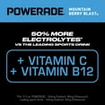 thumbnail image 4 of POWERADE Mountain Berry Blast Electrolyte Sports Drink, 20 fl oz, 8 Pack Bottles, 4 of 7
