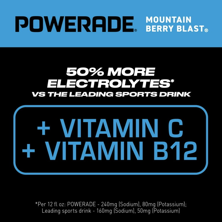 POWERADE Mountain Berry Blast, 28 fl oz Bottles, 9 Pack photo 4